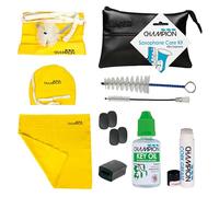 Champion Kit de cuidados: paquete de limpieza y mantenimiento que incluye aceite de válvula, grasa deslizante, cepillos de limpieza, cepillo de serpiente de limpieza largo, paño de pulido.