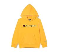 Champion Legacy American Classics B-Ultralight Powerblend Fleece Sudadera con Capucha, Amarillo, 11-12 años para Niños