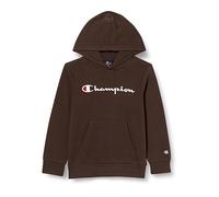 Champion Legacy American Classics B-Ultralight Powerblend Fleece Sudadera con Capucha, Marrón, 13-14 años para Niños