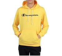Champion Legacy American Classics Heavy Powerblend Terry Logo Sudadera con capucha, Amarillo, L, Hombre