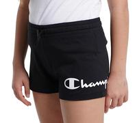 Champion Legacy American Classics-Logo pantalón Corto, Negro, 15-16 años niña