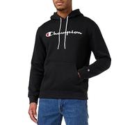 Champion Legacy American Classics-Powerblend Fleece Sudadera con Capucha, Negro, M para Hombre