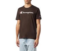 Champion Legacy American Classics-S-S Crewneck Camiseta, Marrone, M Hombres