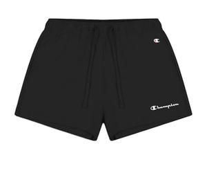 Champion Legacy American Classics Small Logo High Waist Regular Pantalones Cortos para Mujer, Negro, X-Large
