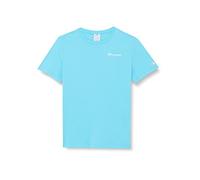 Champion Legacy American Classics Small Logo Regular S/S T-Shirt, Celeste, S Mujer