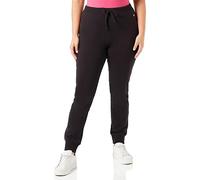 Champion Legacy American Classics W-Muñequera elástica Pantalones Deportivos, Negro, L para Mujer