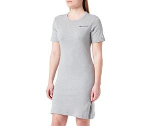 Champion Legacy American Classics W - Soft Cotton 1x1 Rib Small Logo Slim Vestido Mujer (Pack de 1)
