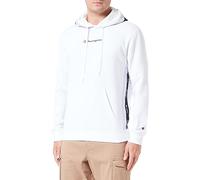 Champion Legacy American Tape-Powerblend Fleece Sudadera con Capucha, Color Blanco, XL para Hombre