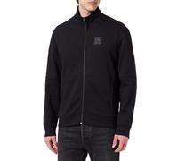 Champion Legacy Athleisure-Stretch Interlock High-Neck Full-Zip Sudadera, Negro, XL para Hombre