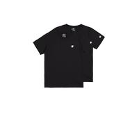 Champion Legacy Basics B-S-S 2-Pack Crewneck Camiseta, Negro, 13-14 Años (Pack de 2) para Niños
