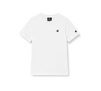 Champion Legacy Basics B-S-s Crewneck - Camiseta para niños y Adolescentes, Color Blanco., 9-10 Años