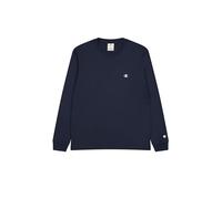 Champion Legacy Basics-L-s Crewneck Camiseta de Manga Larga, Azul Marino, XL para Hombre