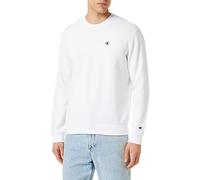 Champion Legacy Basics-Powerblend Fleece Crewneck - Sudadera para Hombre, Color Blanco., S