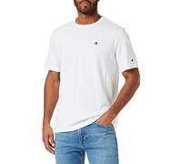 Champion Legacy Basics-S-s Crewneck Camiseta, Blanco, XL para Hombre