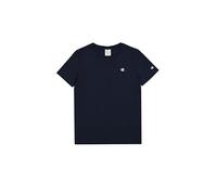 Champion Legacy Basics W-Jersey de algodón Ligero S-S Regular Crewneck Camiseta, Azul Marino, M para Mujer
