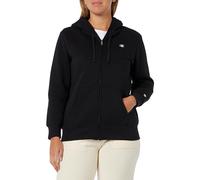Champion Legacy Basics W-Light Powerblend Fleece Full Zip Sudadera con Capucha para Mujer, Negro, L