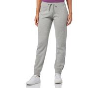 Champion Legacy Basics W Light Powerblend Fleece Rib Cuff - Pantalón de chándal para Mujer, Gris Claro, L