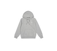 Champion Legacy Basics W-Light Powerblend Fleece Sudadera con Capucha, Gris Melange Claro, XS para Mujer