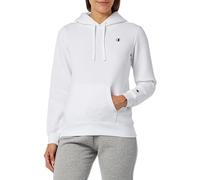 Champion Legacy Basics W-Light Powerblend Fleece Sudadera con Capucha, Color Blanco, M para Mujer