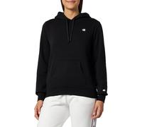 Champion Legacy Basics W-Light Powerblend Fleece Sudadera con Capucha, Negro, S para Mujer