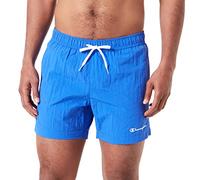 Champion Legacy Beachshorts AC Small Logo Bañador de pantalón Corto para Hombre, Azul Cobalto, L
