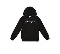 Champion Legacy Boy - Big Logo Hoodie, Sudadera con Capucha Niños, Black (KK001),