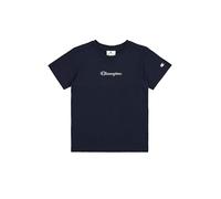 Champion Legacy Boy - Graphic Crewneck T-Shirt with Large Logo, Camiseta Niños, Blue (BS501),