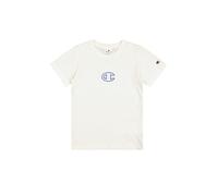 Champion Legacy Boy - Graphic Crewneck T-Shirt with Large Logo, Camiseta Niños, White (WW001),