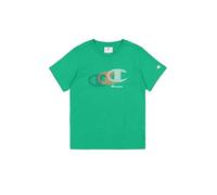 Champion Legacy Boy - Graphic Crewneck T-Shirt with Large Print, Camiseta Niños, Green (GS130),