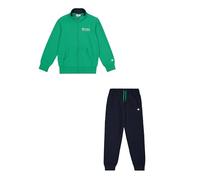 Champion Legacy Boy-Graphic Full Zip Sweatsuit Chándal, Verde (GS130), 13-14 Años para Niños