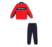 Champion Legacy Boy - ICONS Full Zip Hooded Sweatsuit, Traje de baño Niños, Red (RS069),