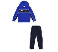 Champion Legacy Boy-Icons Hooded Sweatsuit Chándal, Azul (BS008), 15-16 años para Niños