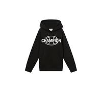 Champion Legacy Boy - Sudadera con Capucha gráfica, XXL, Color Negro, Negro, XXL