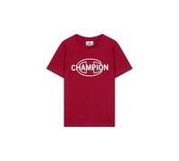 Champion Legacy Boys - Camiseta gráfica de Cuello Redondo, Talla XL, Color Rojo, Rosso, XL