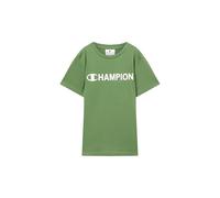 Champion Legacy Boys - Camiseta gráfica de Cuello Redondo, Talla XL, Color Verde, Verde, XL