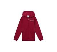 Champion Legacy Boys - Sudadera con Capucha y Cremallera Completa, Talla L, Color Rojo, Rosso, L