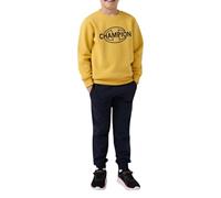 Champion Legacy Boys, sudadera con cuello redondo, talla M, amarillo, amarillo, M