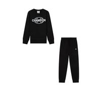 Champion Legacy Boys, sudadera con cuello redondo, talla M, color negro, Negro, M