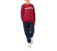 Champion Legacy Boys Traje de Cuello Redondo, Rosso, M para Niños
