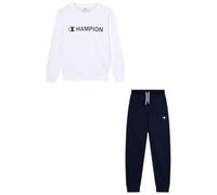 Champion Legacy Boys, sudadera con cuello redondo, XS, color blanco, blanco, XS