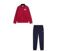 Champion Legacy Boys Sudadera de Forro Polar, Rosso, S para Niños