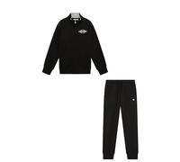 Champion Legacy Boys Sudadera de Forro Polar, Negro, XS para Niños