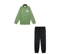 Champion Legacy Boys Traje con Capucha y Cremallera Completa, Verde, 98 para Niños
