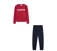 Champion Legacy Boys Traje de Cuello Redondo, Rosso, M para Niños