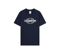 Champion Legacy - Camiseta gráfica de Cuello Redondo para Hombre, Talla L, Color Azul, Azul, L