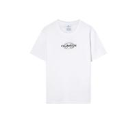 Champion Legacy - Camiseta gráfica de Cuello Redondo para Hombre, Talla L, Color Blanco, Blanco, L