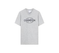 Champion Legacy - Camiseta gráfica de Cuello Redondo para Hombre, Talla S, Color Gris, Gris, S