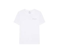 Champion Legacy - Camiseta gráfica de Cuello Redondo para Mujer, Talla L, Color Blanco, Blanco, L