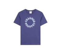 Champion Legacy - Camiseta gráfica de Cuello Redondo para Mujer, Talla XL, Color Azul, Azul, XL