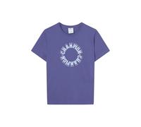 Champion Legacy - Camiseta gráfica de Cuello Redondo para Mujer, Talla XL, Color Azul Claro, Azul Claro, XL